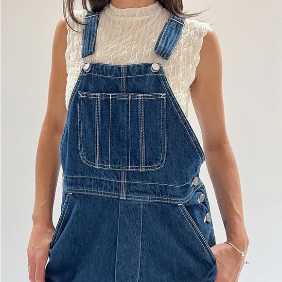 Lisa Says Gah! Lucy Denim Overalls XS Womens - Picture 2 of 15